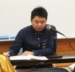 講演中の増本さん